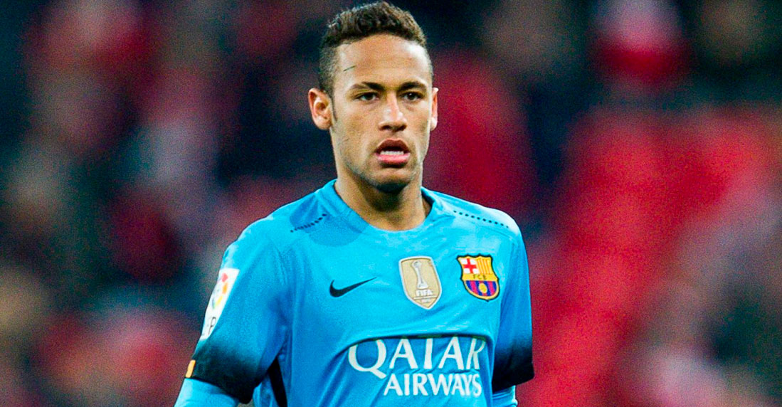 Neymar se marchó cojeando y es duda contra el Atlético
