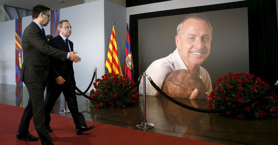 Las reacciones del fútbol español en el homenaje a Cruyff 