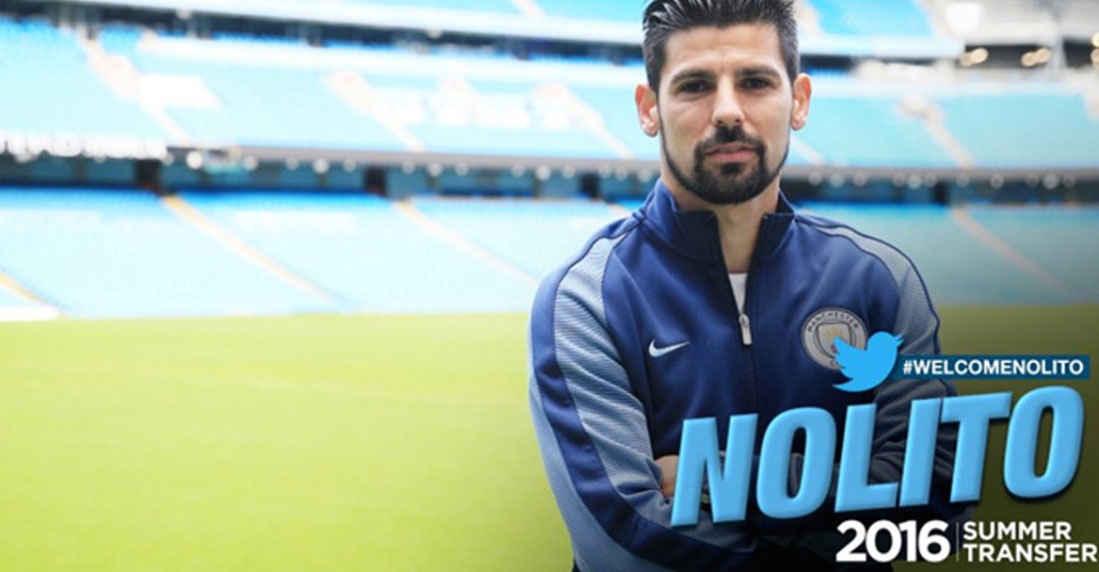 El Manchester City oficializa la llegada de Nolito