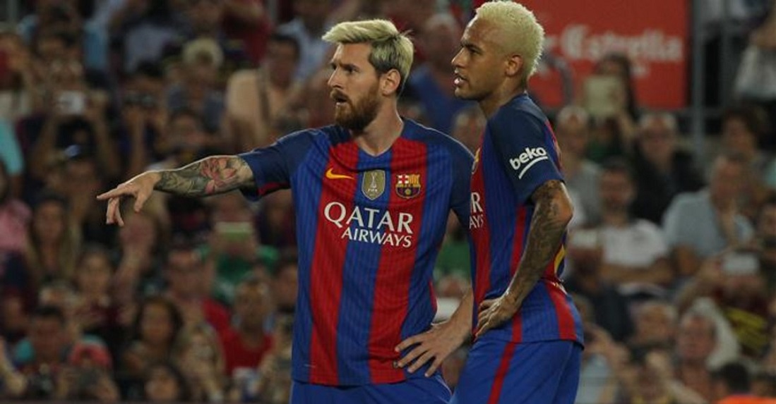 Neymar cambia su política con Leo Messi