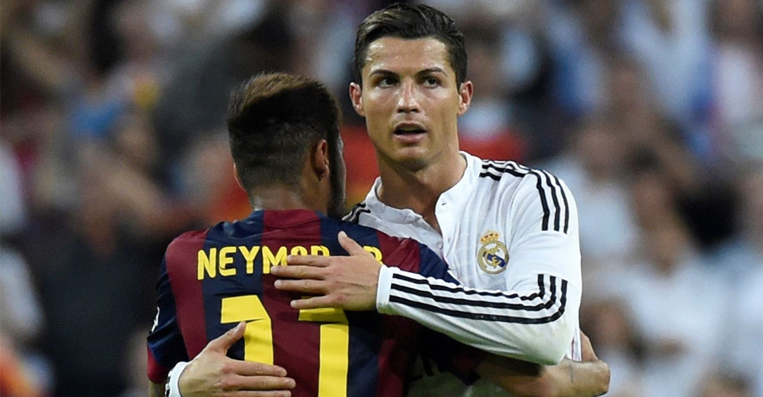 ¡Neymar da la cara por Cristiano Ronaldo en el vestuario del Barça!