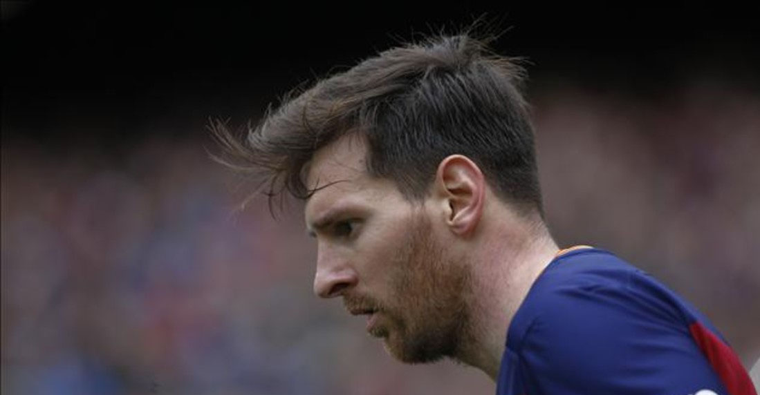 Messi sacó su lado más barriobajero en Mestalla