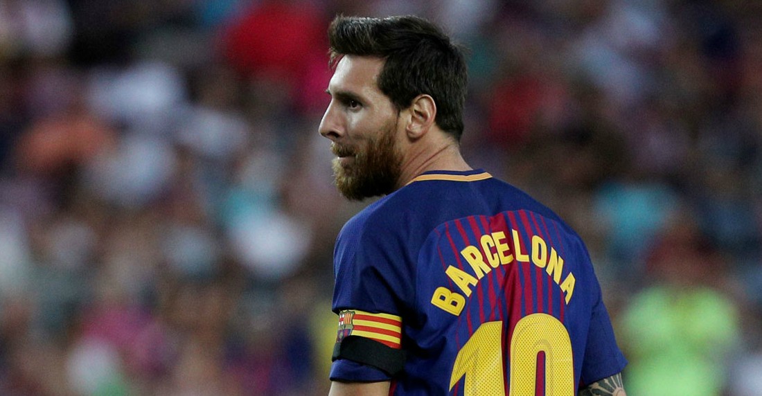 Messi, a punto de cargarse a un descarte del Barça