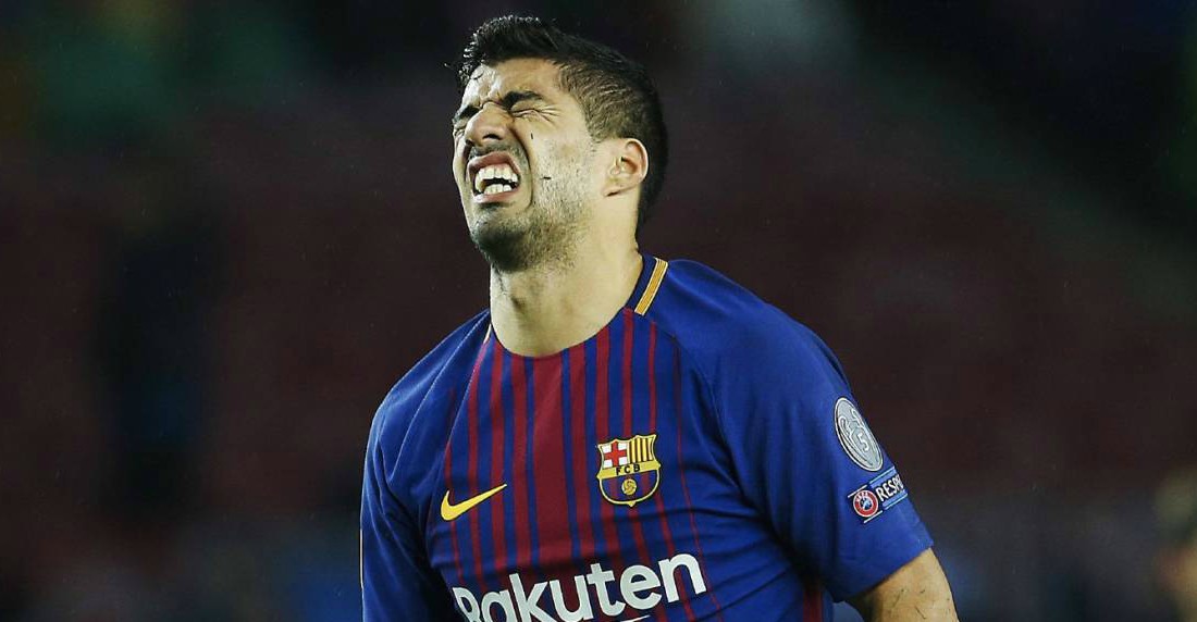 El súper cabreo de Luis Suárez en el vestuario del Barça