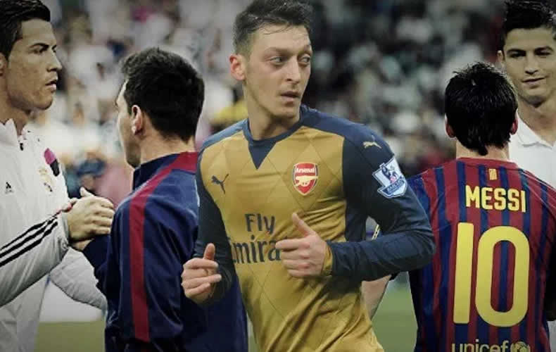 Özil envía un tremendo 'zasca' al Barça y elogia a Cristiano Ronaldo