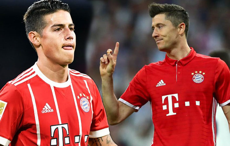 James ‘filtra’ el nombre del jugador del Bayern que está como loco por jugar en el Madrid (y no es Lewandowski)
