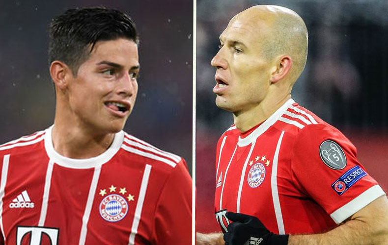 La descomunal ‘rajada’ de Robben que pone en jaque al Bayern de James 