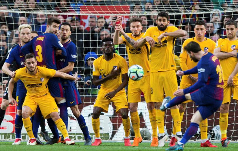 La prueba que demuestra que debieron de anular el gol de Messi al Atlético 