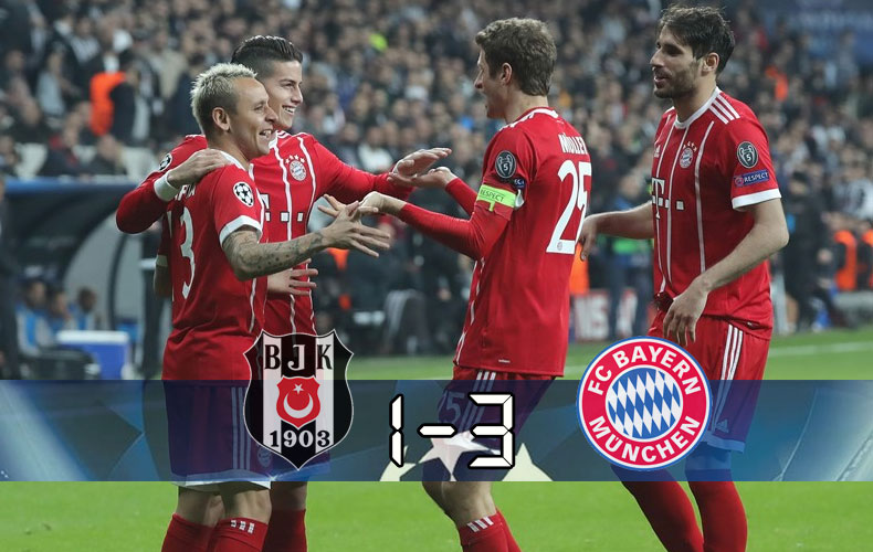 James le dio la mejor noticia posible al Bayern en el ‘tramite’ contra Besiktas