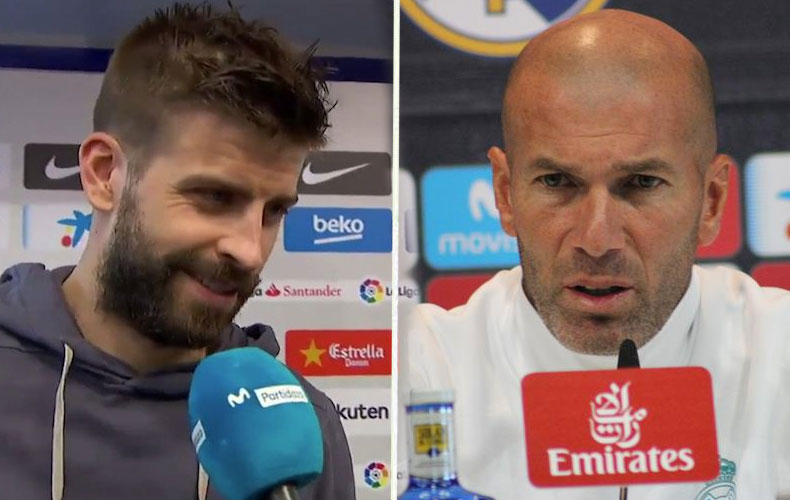 Piqué responde a Zidane y el ‘no pasillo’…¡dando la nota!