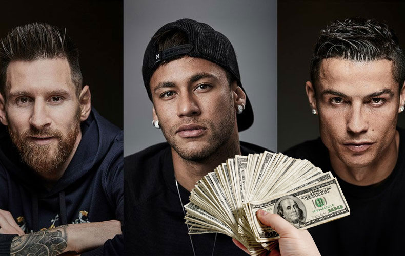 Los 5 jugadores mejor pagados del mundo, sin contar a Cristiano, Neymar y Messi