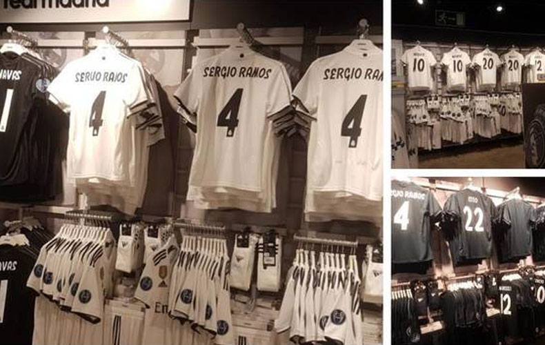 El Top-3 de camisetas más vendidas en el Bernabéu