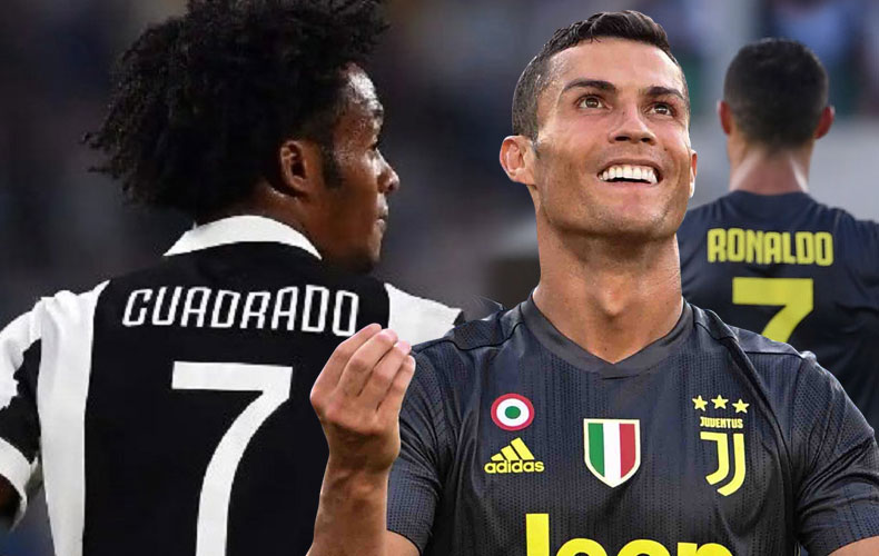 Cristiano Ronaldo revela cómo le pidió el '7' a Cuadrado