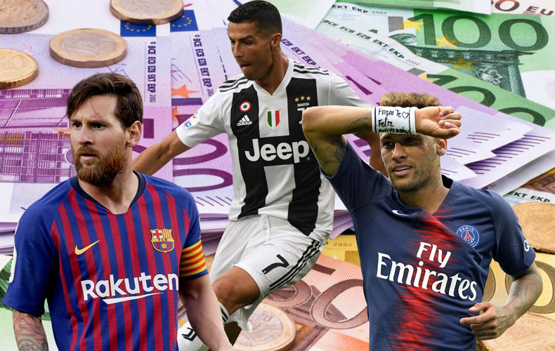 Cristiano, Messi o Neymar, ¿qué jugador gana más por la publicidad? 