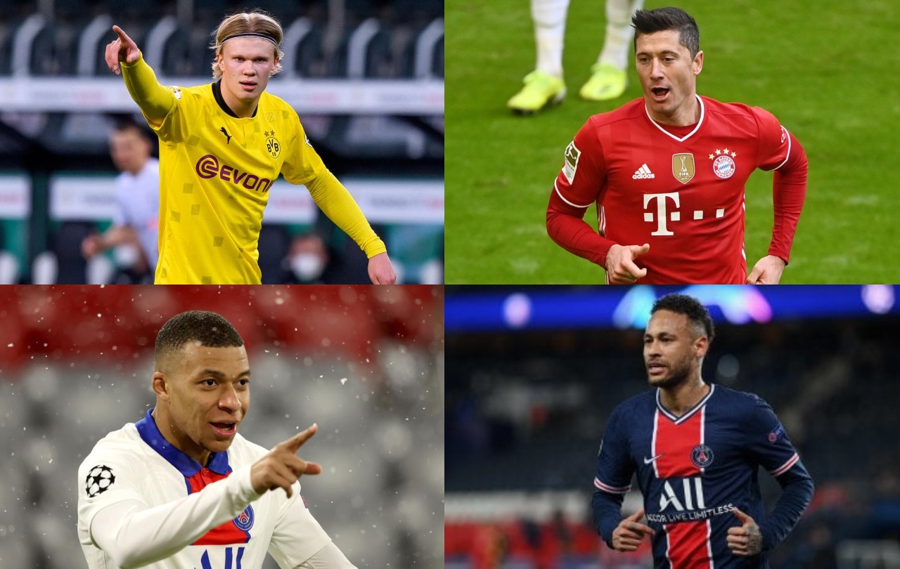 El mejor '11' de los que se quedan fuera de la Superliga: Lewandowski, Neymar, Haaland y Mbappé, el ataque