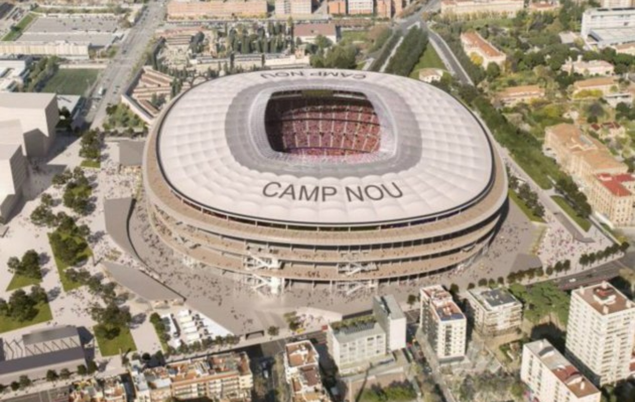 El Barça está en la ruina más profunda: ha empezado a construir el nuevo Camp Nou con un par de albañiles