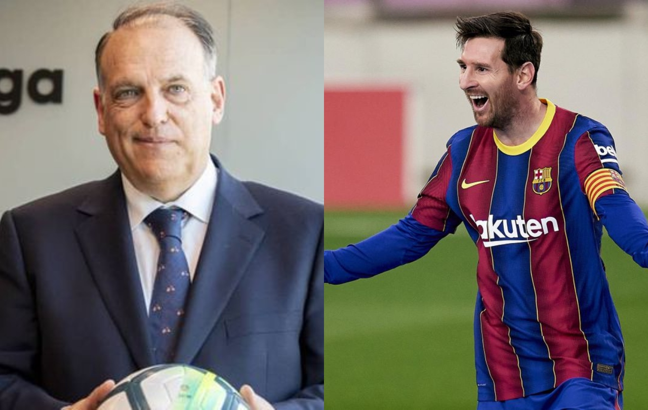 Ya está hecho: Tebas se doblega para contentar al Barcelona y a Messi