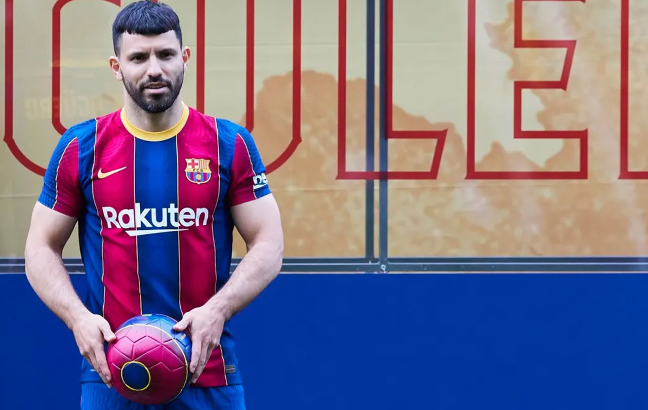 Agüero quiere salir del Barça, pero quiere quedarse en España y seguir en LaLiga