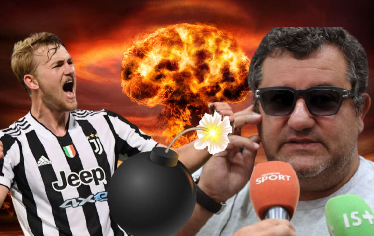 Raiola estalló la bomba programada: De Ligt se va de la Juventus 