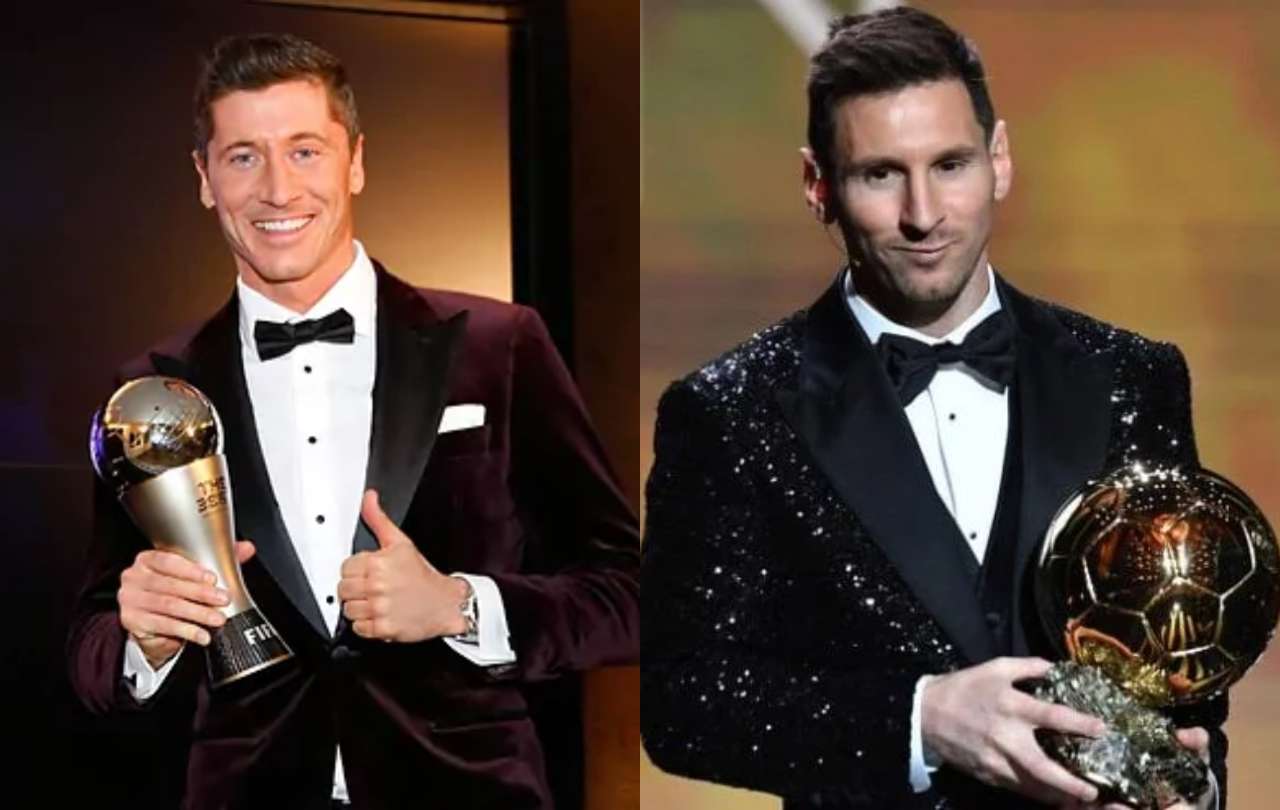 El The Best retrata la pantomima de Messi y su Balón de Oro regalado 