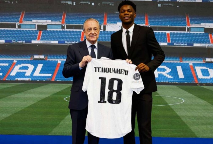 Directo al número 1: Tchouaméni encabeza la lista de los centrocampistas más caros del Madrid