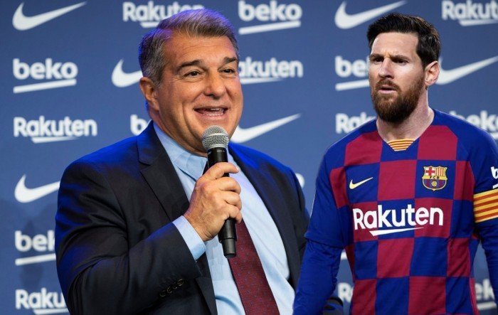 Extásis de "Jóker" Laporta: Sigue mintiendo con el fichaje de Messi